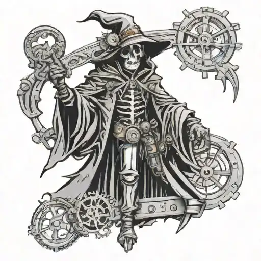 Steampunk Grim Reaper