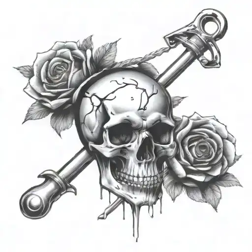 Skull And Crutches