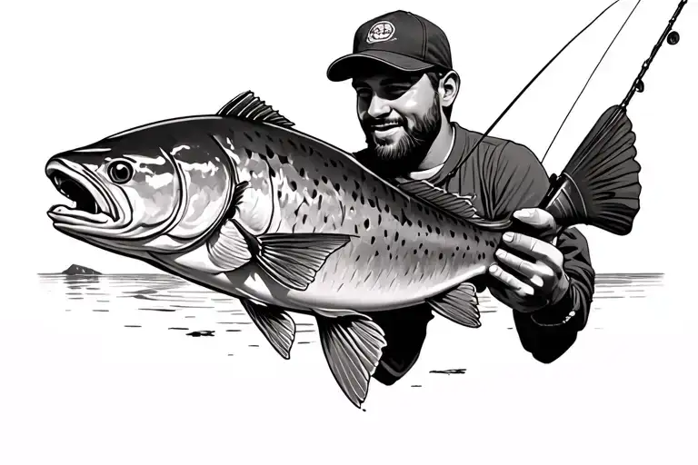 Fishing With A Son And Dad