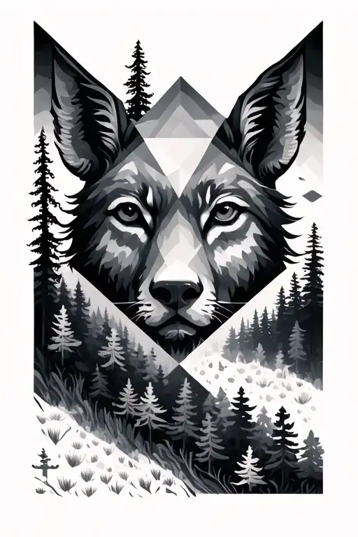 Geometric Design Incorporating Elements Of A Forest