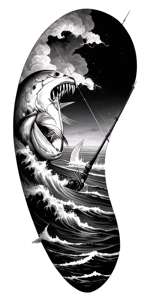 Ocean Boat Fishing Rod