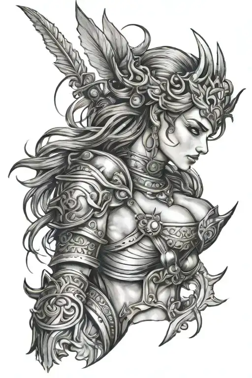Feminine Warrior Woman
