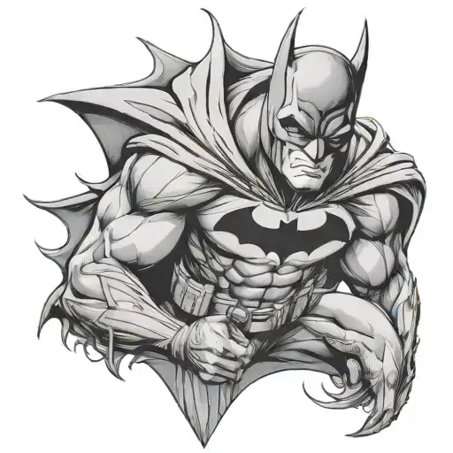 Batman With Monkey Holding