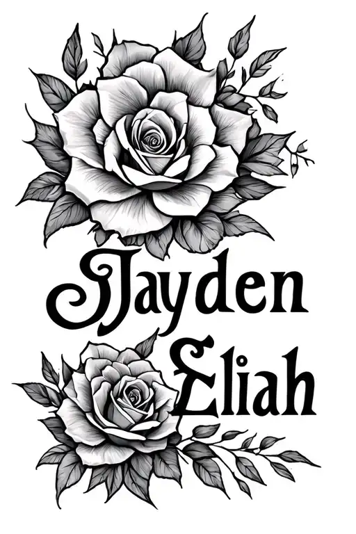 Names Jayden And Elijah Fine Line