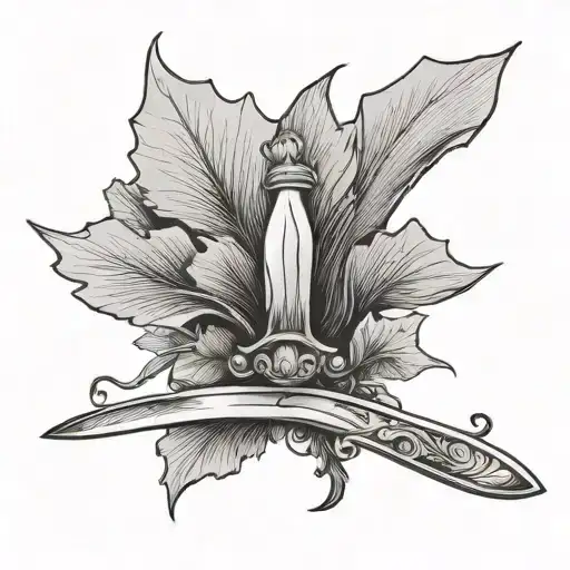 A Sword Inspired By The Gingko Leaf