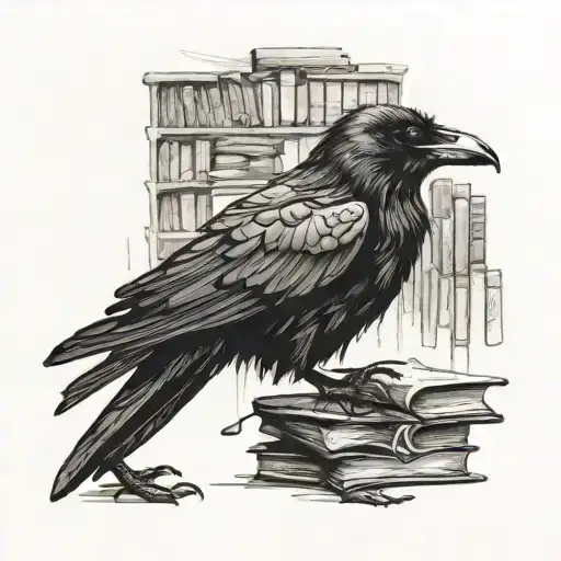 Raven And Rain And Books