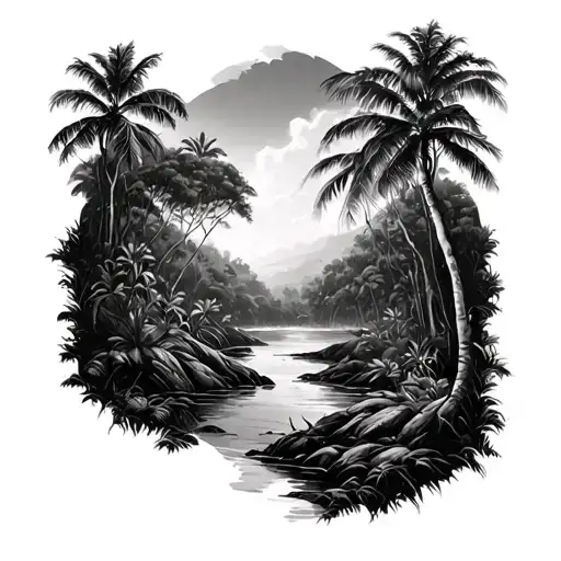Caribean Forest Landscape