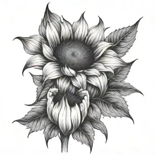 Sunflower And Cala Lily