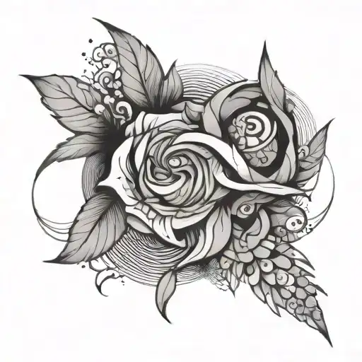 Abstract Tattoo For Mindfullness