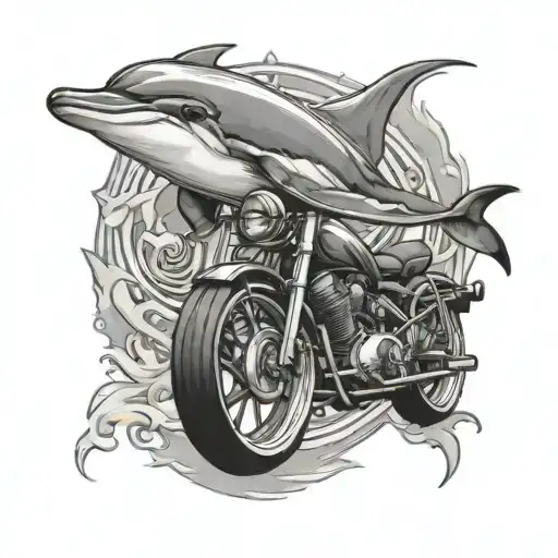 Memorial Dolphin Motorcycle