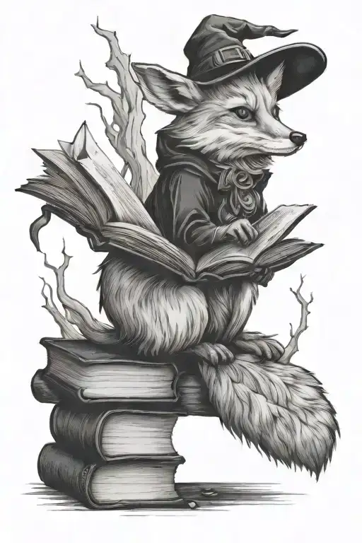 Witchy Books Forrest Fox