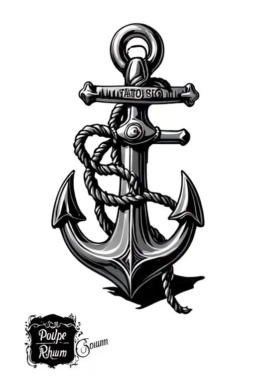 Poulpe Rhum Bottle Anchor Marine