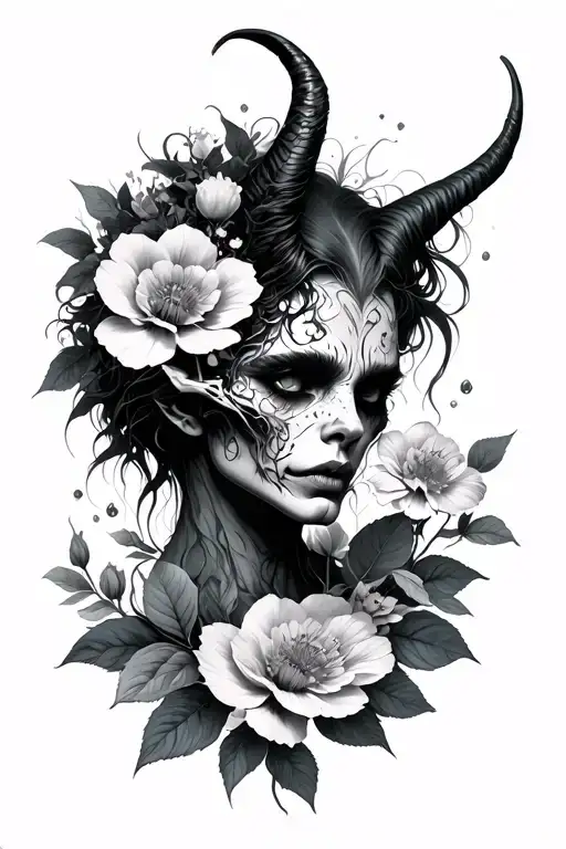 Inner Demon Mental Illness Images With Flowers Throughout