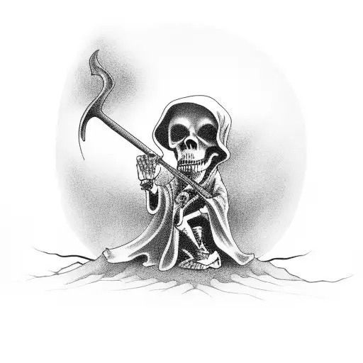 Grim Reaper Sitting In A Tree