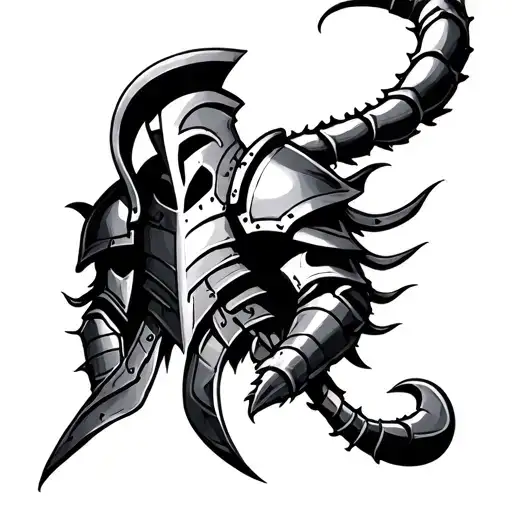 Spartan Warrior Armour With Scorpian