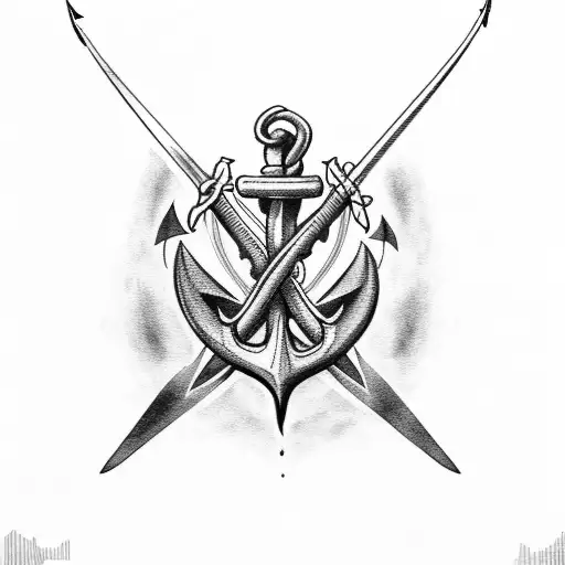 Anchor With Swordfish