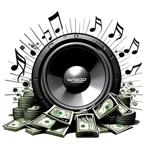 Car Audio Subwoofer Music Money