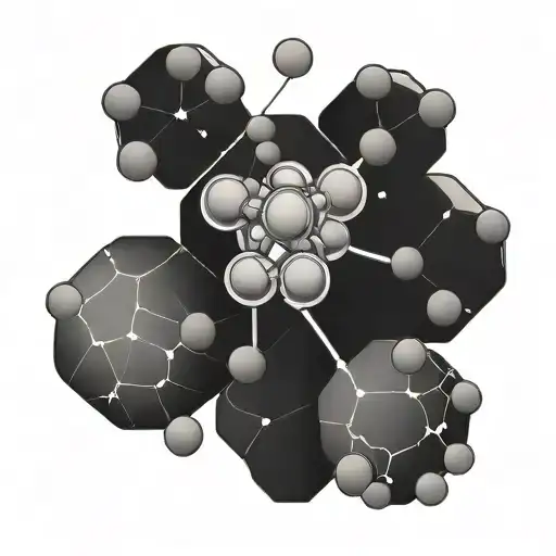Adderall Chemical Molecule With Space Details Inspired