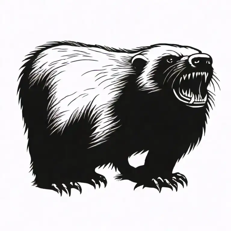 Blackout Honey Badger