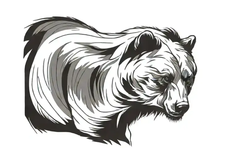 All Black Black Bear