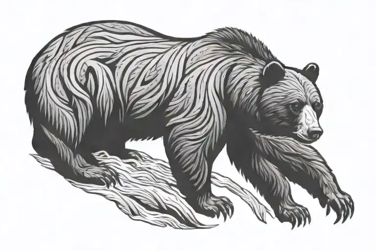 All Black Black Bear