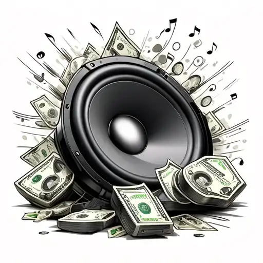 Car Audio Subwoofer Music Money