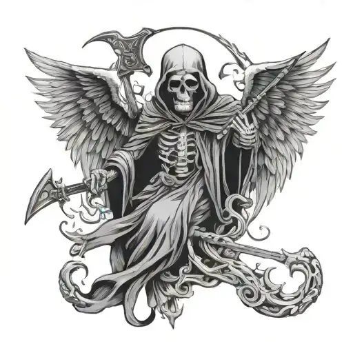 Skulls Grim Reaper Death Angel