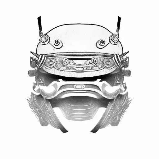 Samurai Helmet Realistic