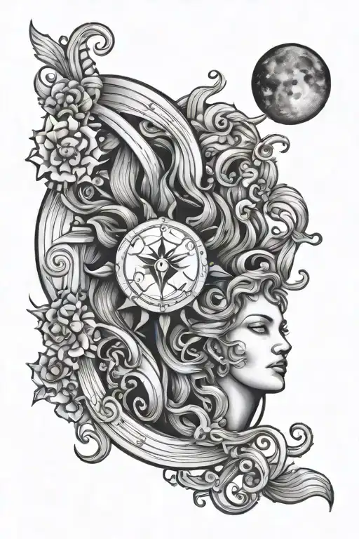 Wind Symbol Gemini Sun And Moon