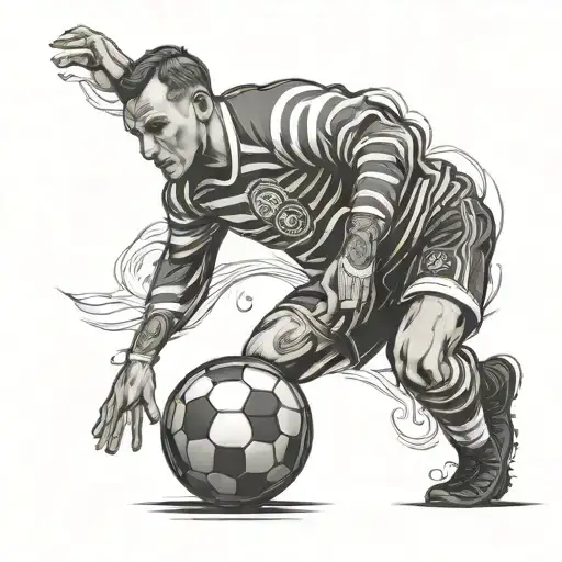 Celtic Football Player
