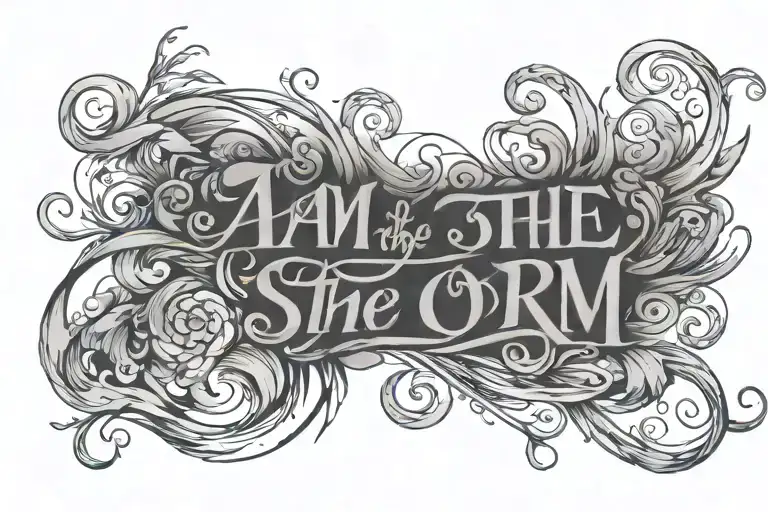 I Am The Storm Script