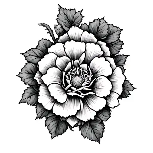 Scorpian On Geraniums