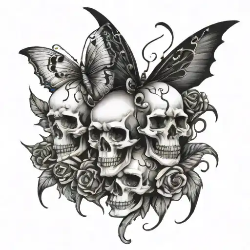 Gothic Fairy Skulls