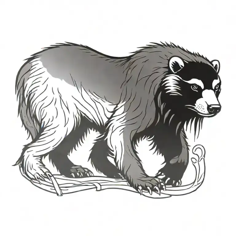 Blackout Honey Badger