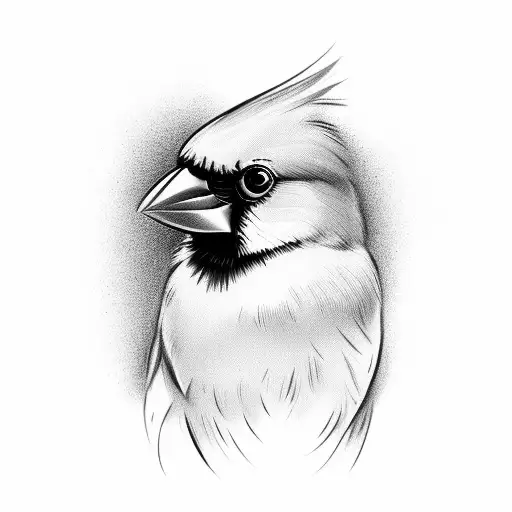 Simple Cardinal Bird