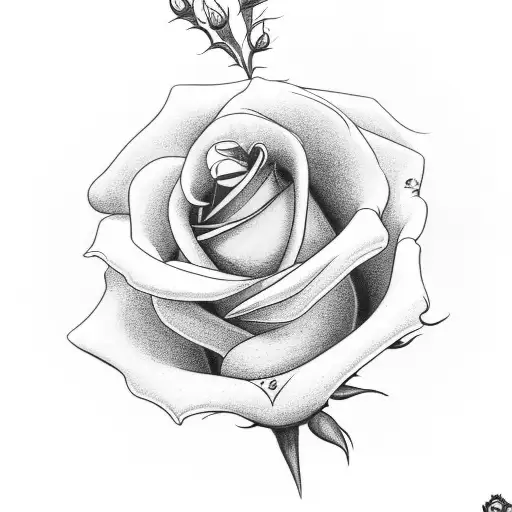 Roses With Asters And A Budding Rose