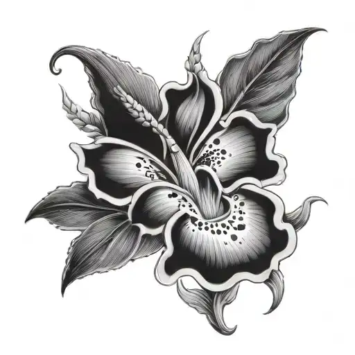 Snapdragon Flower With Teeth And Moth Resting