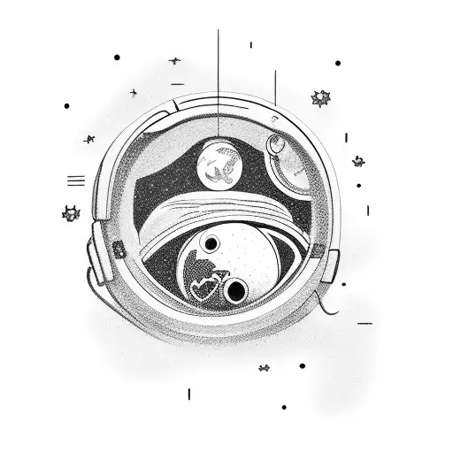 Astronaut And An Open Fridge