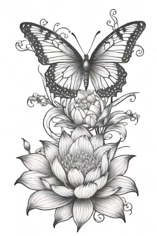 Butterfly Travel Lotus Flower Flower Growing