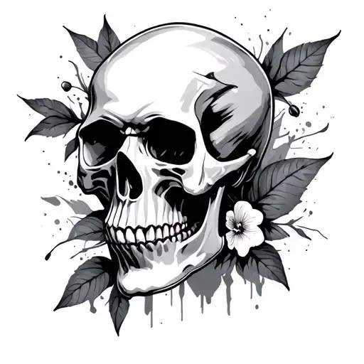 Skull Smooth Background