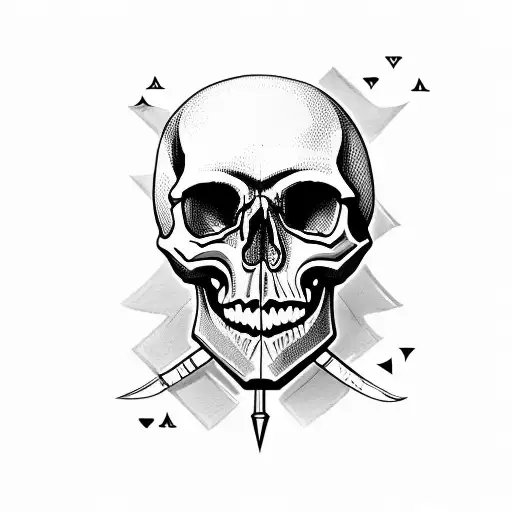 Skull And Ace Card Swallow