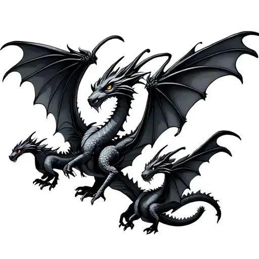 Three Little Flying Dragons