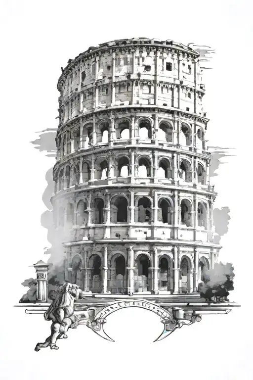 Roman Empire And Colosseum Rome