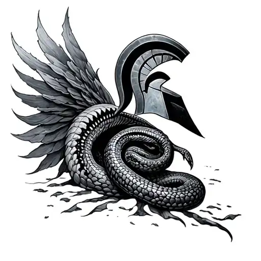 World Serpant And Spartan