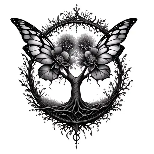 Tree Of Life And Fairy