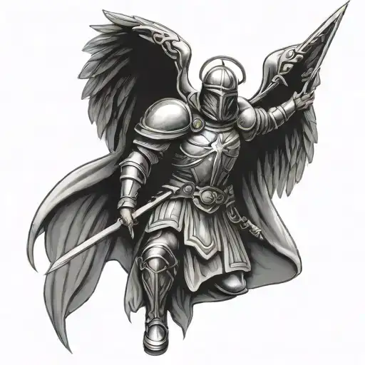 Warrior Crusader Man Angel