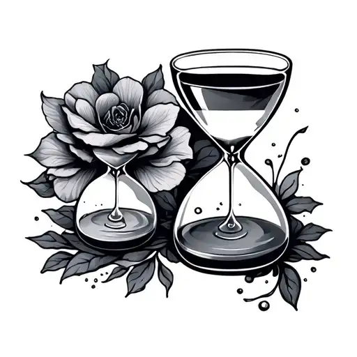 Father Son Hour Glass Filled