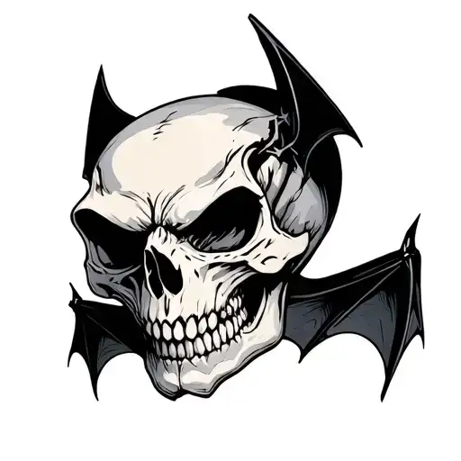 Bat Skull Wearing