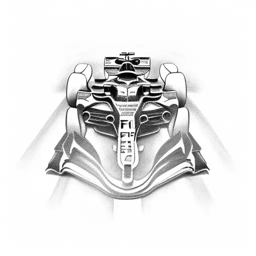 F1 Car With Charles Leclerc