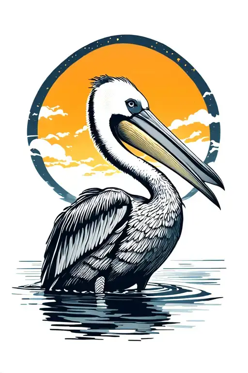 Pelican Sun Simple Calm Water